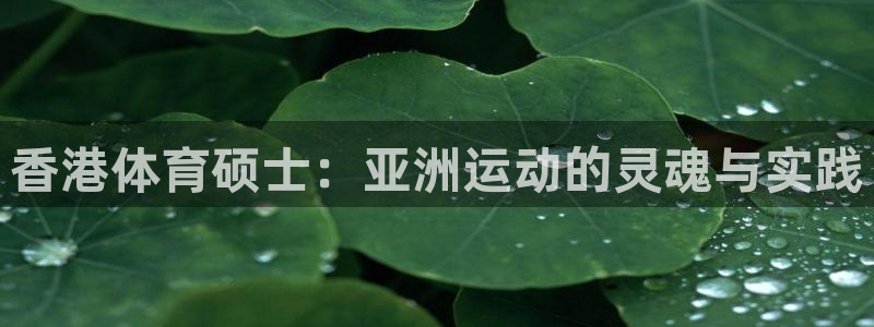 必一运动·体育：香港体育硕士：亚洲运动的灵魂与实践