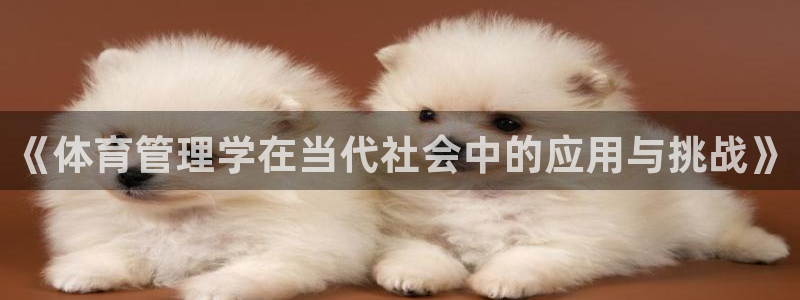 必一体育登录APP下载：《体育管理学在当代社会中的应用与挑战